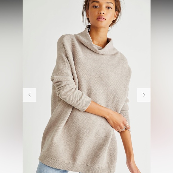 Free People Slouchy Ottoman Tunic M - Picture 7 of 8